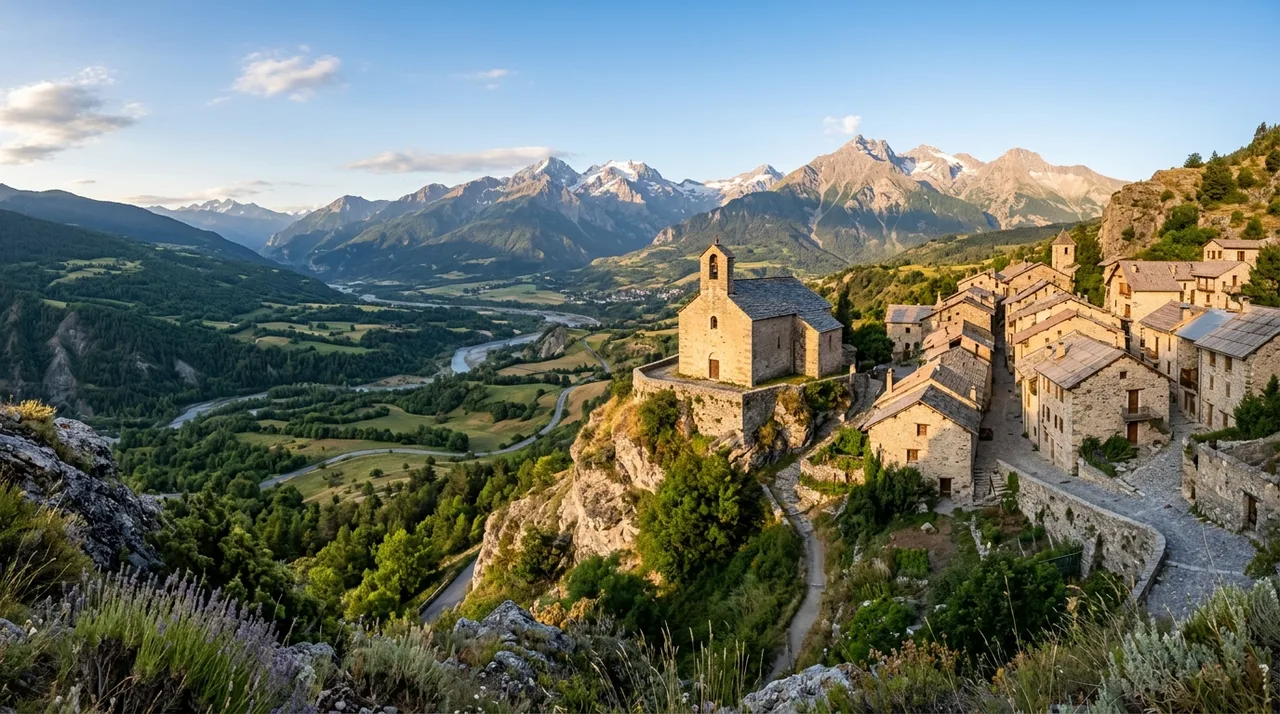 Paysage historique et patrimoine naturel du territoire de Théus et du Mont Colombis